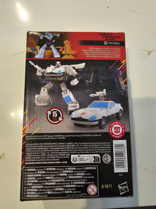 Autobot Prowl Transformers Studio Series MTMTE Collection.